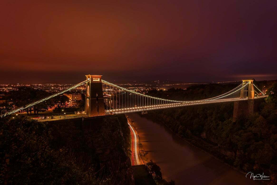 Clifton Suspension Bridge by Night