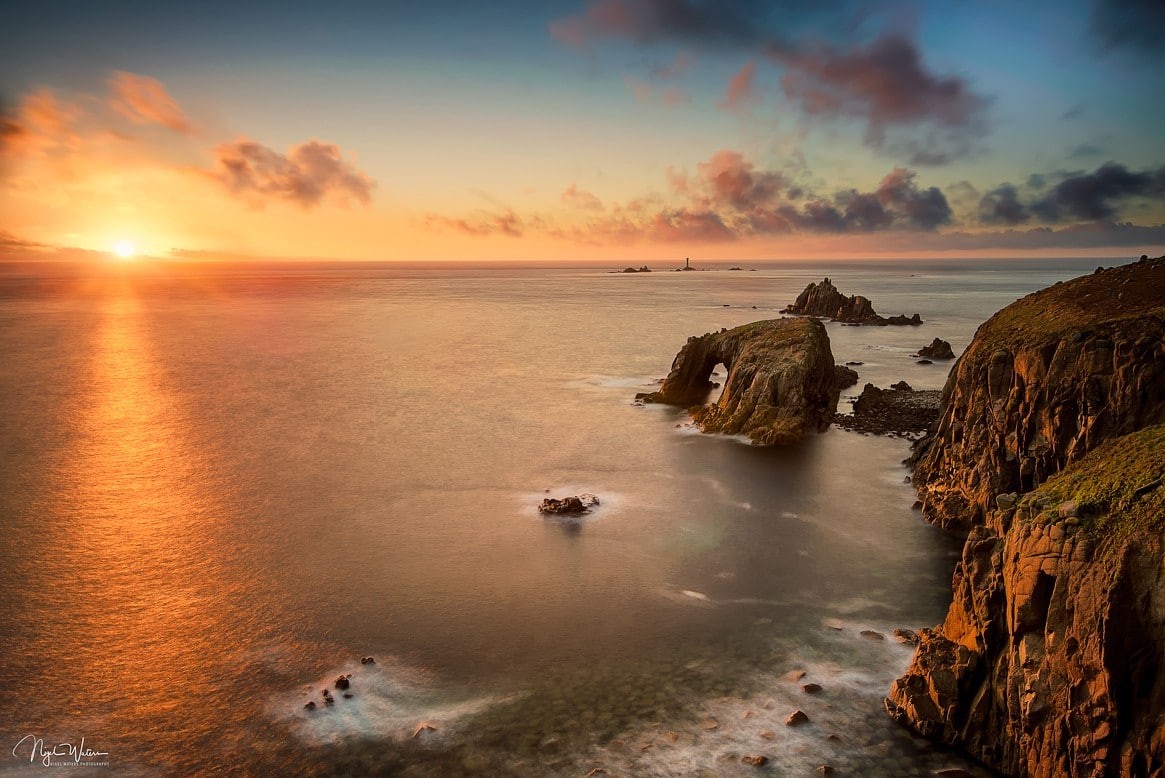 Lands End Sunset Cornwall