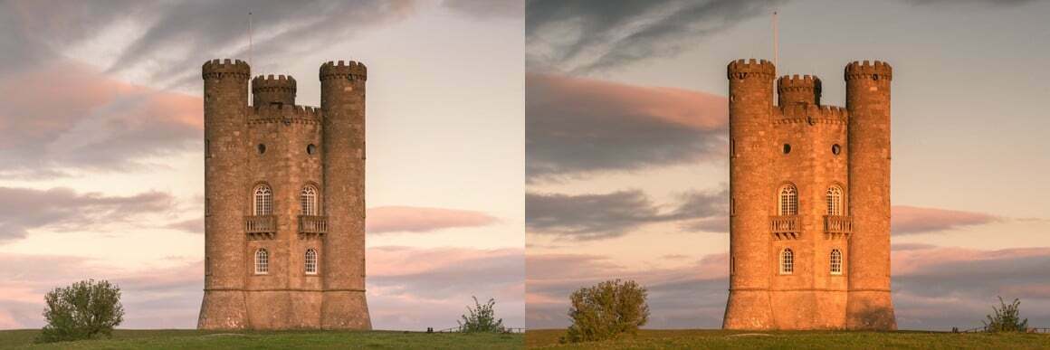 Light on Broadway Tower Comparison by Nigel Waters Photography