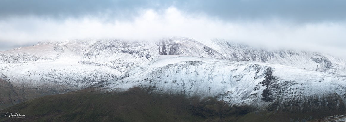 Wintery Snowdon Massif