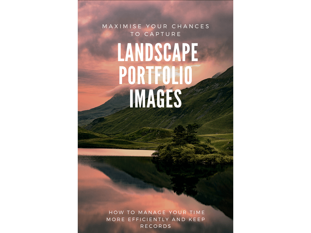 Capture landscape portfolio photographs