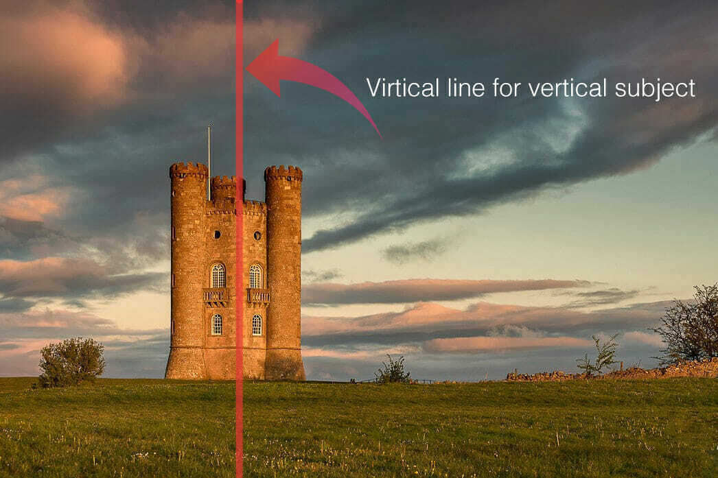 Rule of Thirds Vertical Line